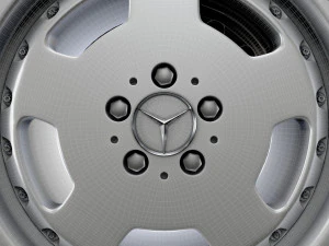 Mercedes Benz AMG Aero II Wheel 3D Model
