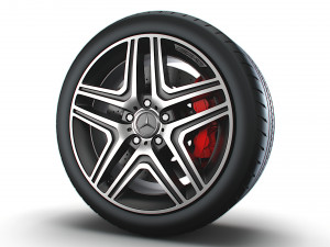 Mercedes Benz AMG G63 wheel Model 3D