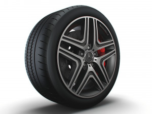 Mercedes Benz AMG G63 wheel Model 3D