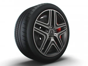Mercedes Benz AMG G63 wheel 3D Model