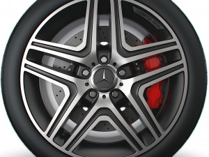 Mercedes Benz AMG G63 wheel Model 3D