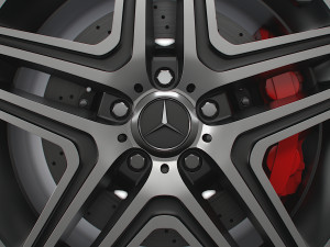Mercedes Benz AMG G63 wheel Model 3D