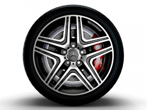 Mercedes Benz AMG G63 wheel Model 3D