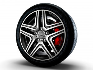 Mercedes Benz AMG G63 wheel Model 3D