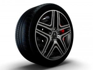 Mercedes Benz AMG G63 wheel Model 3D