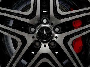 Mercedes Benz AMG G63 wheel Model 3D