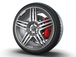 Mercedes Benz Maxilite wheel 3D Model