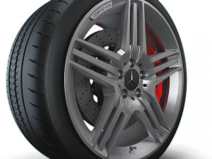 Mercedes Benz Maxilite wheel 3D Model