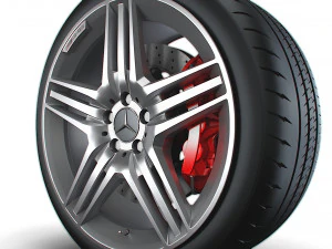 Mercedes Benz Maxilite wheel 3D Model