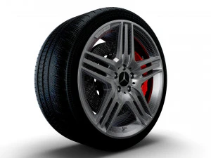 Mercedes Benz Maxilite wheel 3D Model