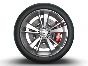 Mercedes Benz OEM wheel 3D Model