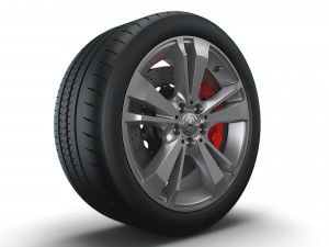 Mercedes Benz OEM wheel 3D Model