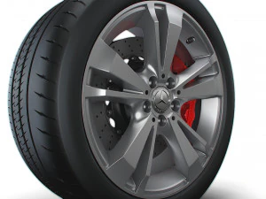 Mercedes Benz OEM wheel 3D Model