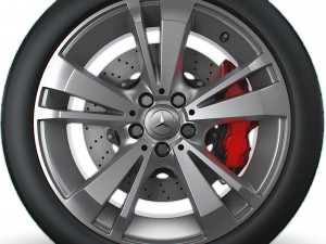 Mercedes Benz OEM wheel 3D Model