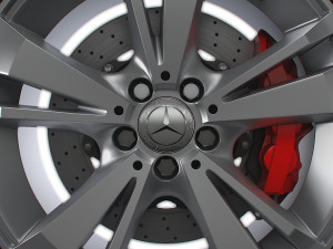 Mercedes Benz OEM wheel 3D Model