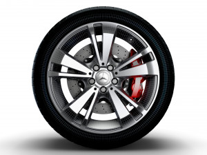 Mercedes Benz OEM wheel 3D Model