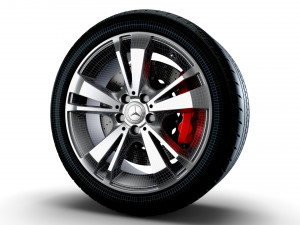 Mercedes Benz OEM wheel 3D Model