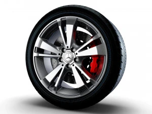 Mercedes Benz OEM wheel 3D Model