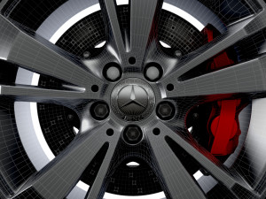 Mercedes Benz OEM wheel 3D Model