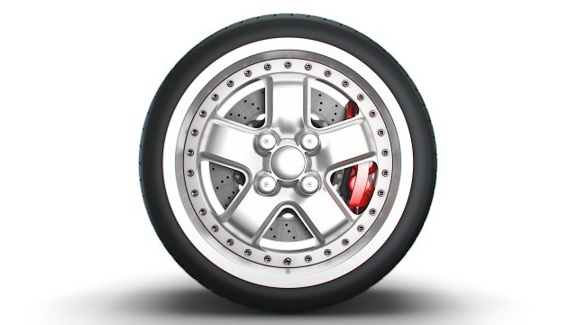 Mugen MR5 wheel 3D Модель .c4d .max .obj .3ds .fbx .stl .blend 