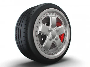 Mugen MR5 wheel 3D Model