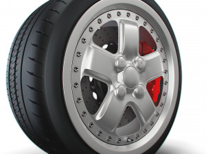 Mugen MR5 wheel 3D Модель