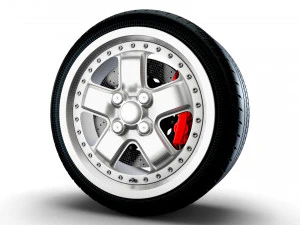 Mugen MR5 wheel 3D Model