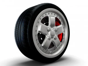 Mugen MR5 wheel 3D Model