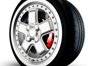 Mugen MR5 wheel 3D Model