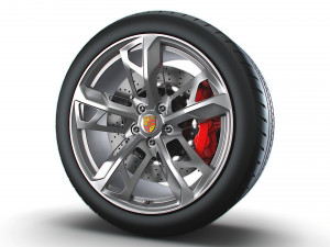 Porcsche Taycan Sport wheel Model 3D