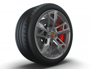Porcsche Taycan Sport wheel Model 3D