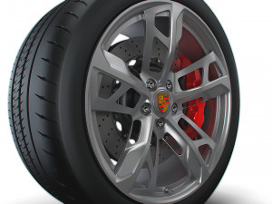 Porcsche Taycan Sport wheel Model 3D