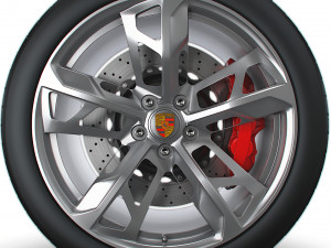 Porcsche Taycan Sport wheel Model 3D