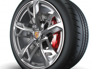 Porcsche Taycan Sport wheel Model 3D