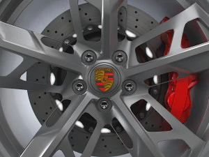 Porcsche Taycan Sport wheel 3D Model