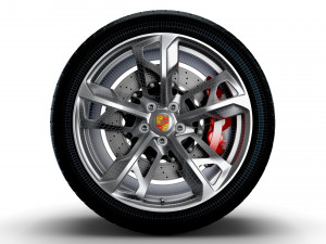 Porcsche Taycan Sport wheel Model 3D