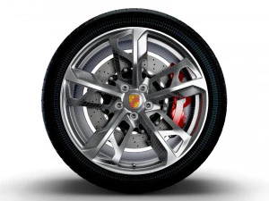 Porcsche Taycan Sport wheel 3D Model
