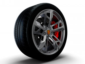 Porcsche Taycan Sport wheel Model 3D