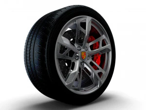 Porcsche Taycan Sport wheel 3D Model