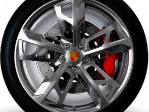 Porcsche Taycan Sport wheel Model 3D