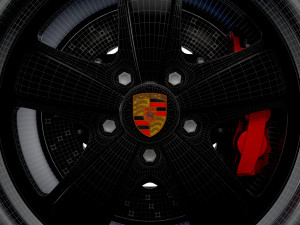 Porsche 911 Iconic Sport Classic wheel 3D Model