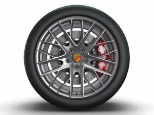 Porsche Panamera wheel 3D Model