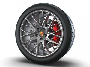 Porsche Panamera wheel 3D Model