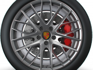 Porsche Panamera wheel Modelo 3D