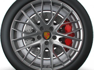 Porsche Panamera wheel 3D Model