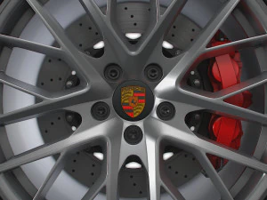 Porsche Panamera wheel 3D Model