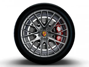 Porsche Panamera wheel 3D Model