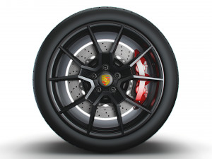 Porsche Taycan GT wheel 3D Model
