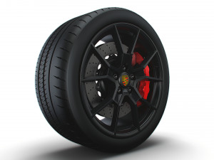 Porsche Taycan GT wheel 3D Model
