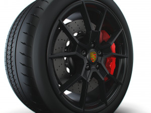 Porsche Taycan GT wheel 3D Model